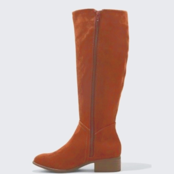 Universal Thread Brielle Riding Boots Red tint brown Size 6 - Picture 1 of 10